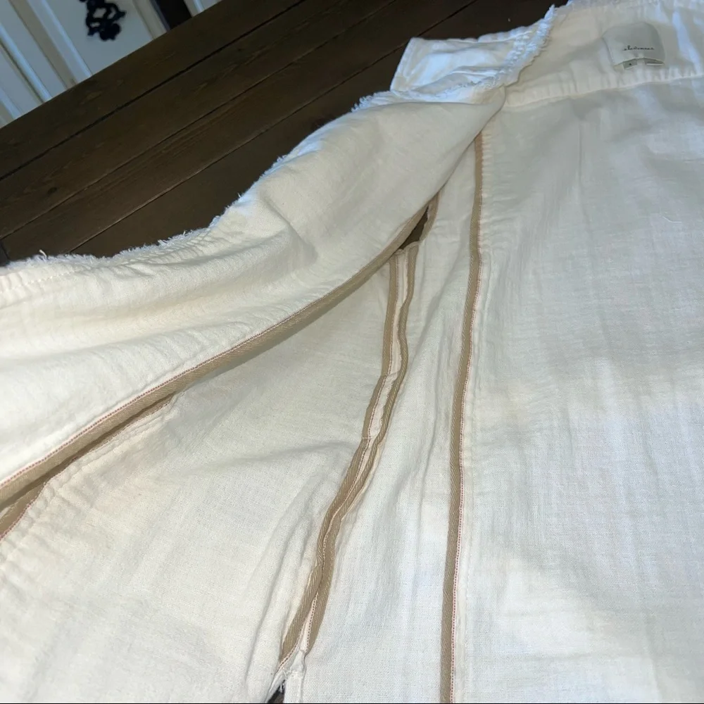 Anthropologie Elevenses frayed Luna open style vest - Picture 8 of 11